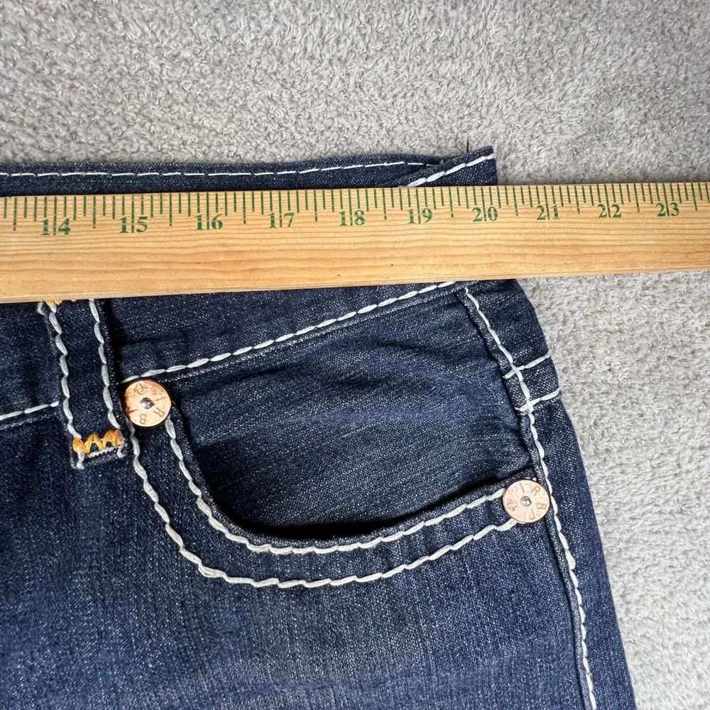 True Religion‎ Joey Super T Jeans Mens 40 Blue Contrast Stitch Made in USA Y2K